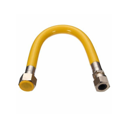 Yellow Coated  Stainless Steel Gas Flexible Pipe